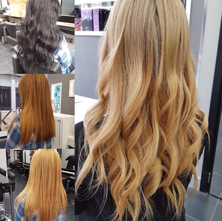 changing your hair colour from brown to blonde hair lab hair salon