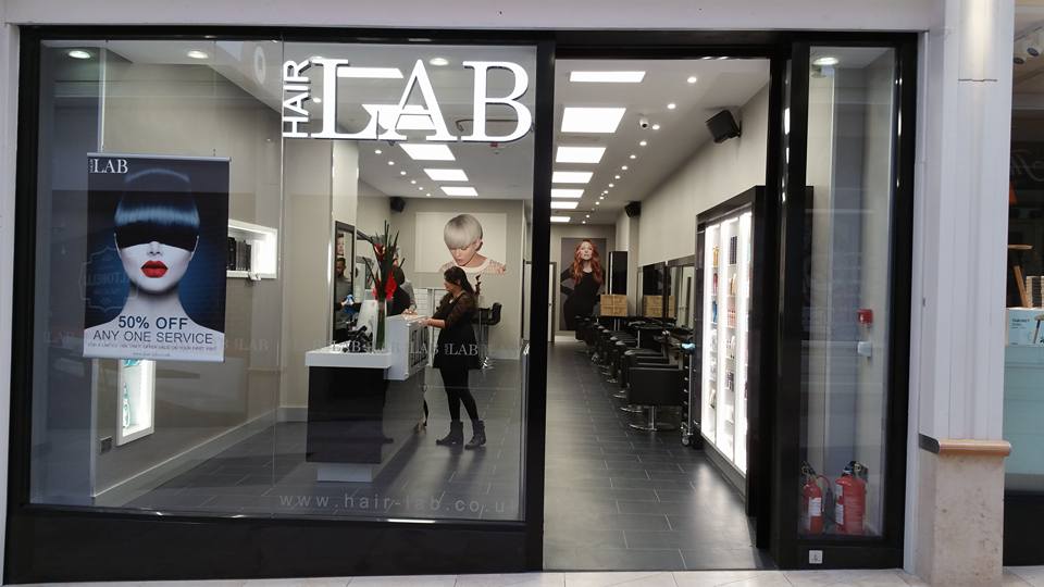 Hair Lab salon exterior Basingstoke