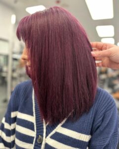 Cherry Plum Shades At Hair Lab Hairdressing Basingstoke