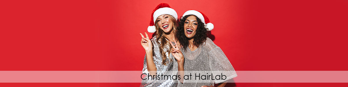 Christmas at HairLab banner Christmas at HairLab hair salon in basingstoke