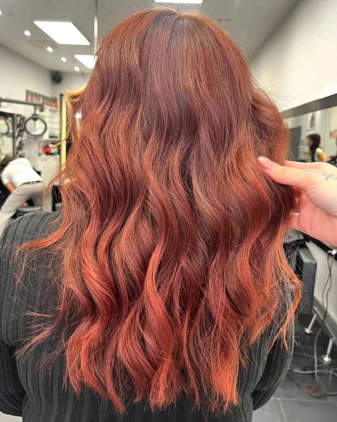red balayage near me