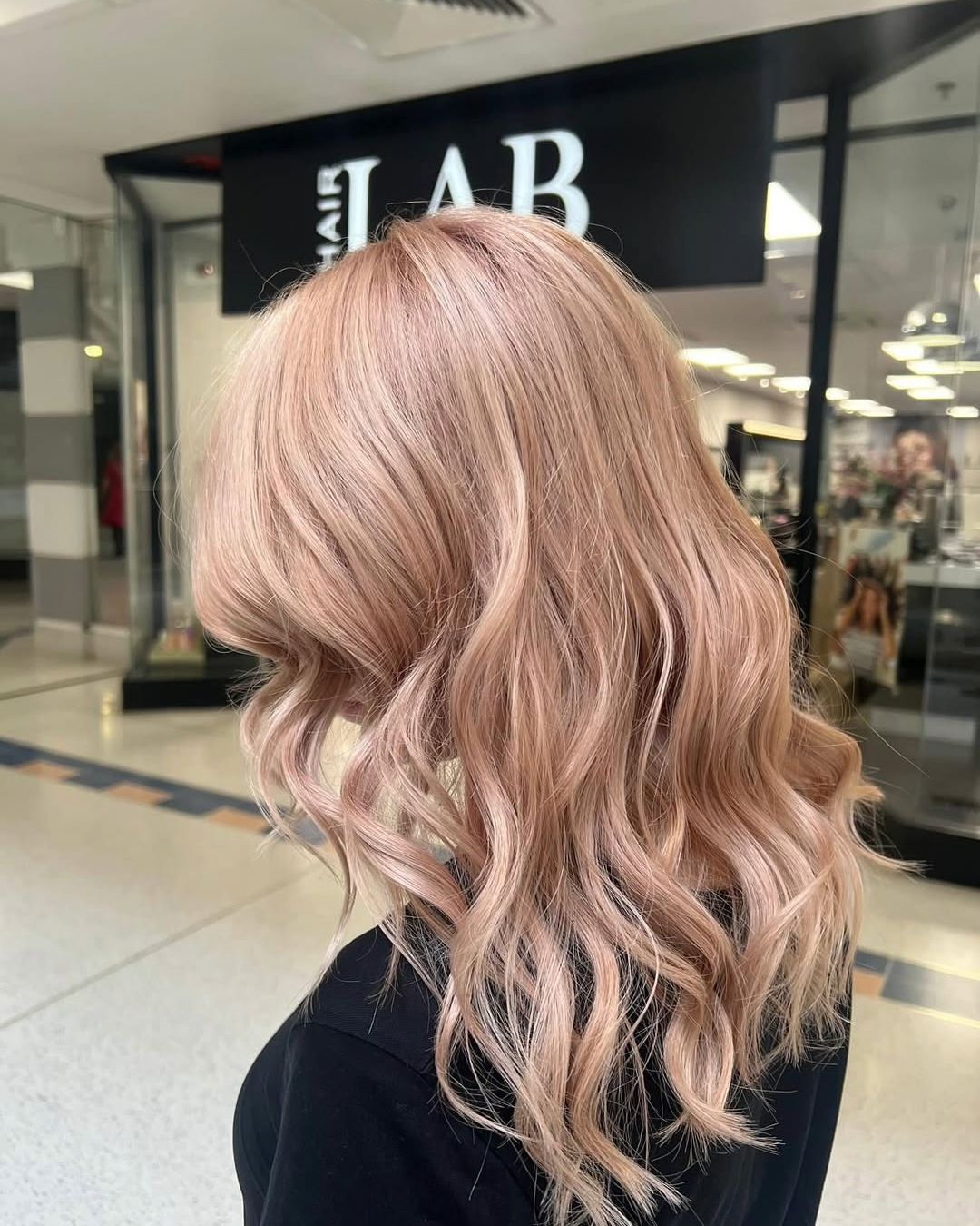 pink hair at hair lab hairdressing basingstoke and woking