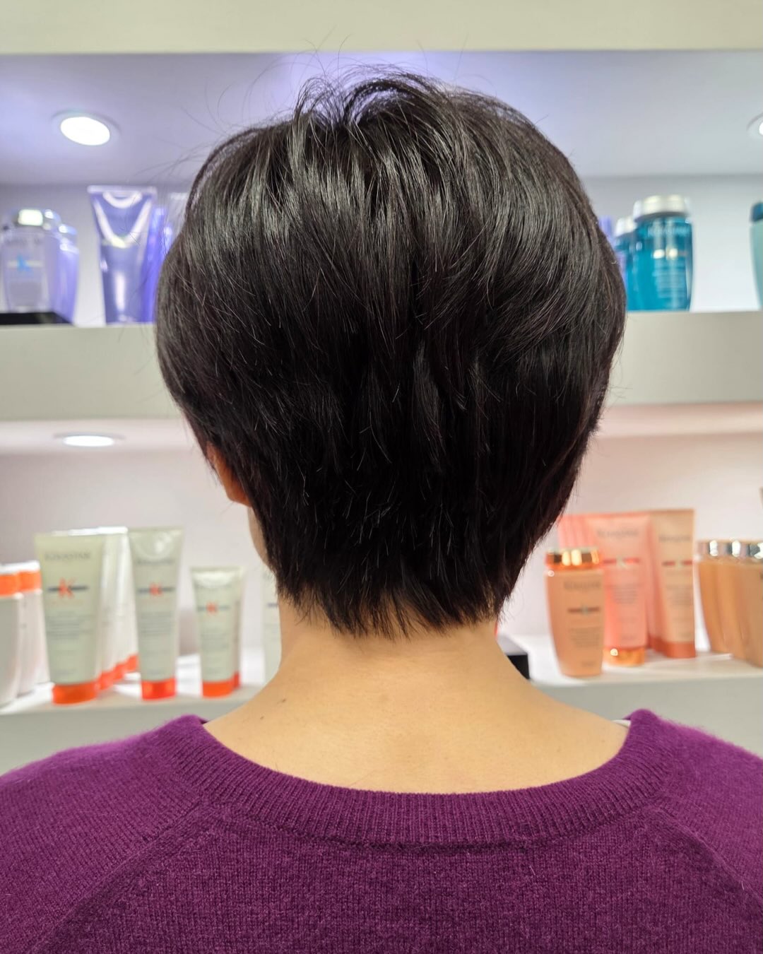 after a short bob hair cut transformation at hair lab salons in woking and basingstoke (1)