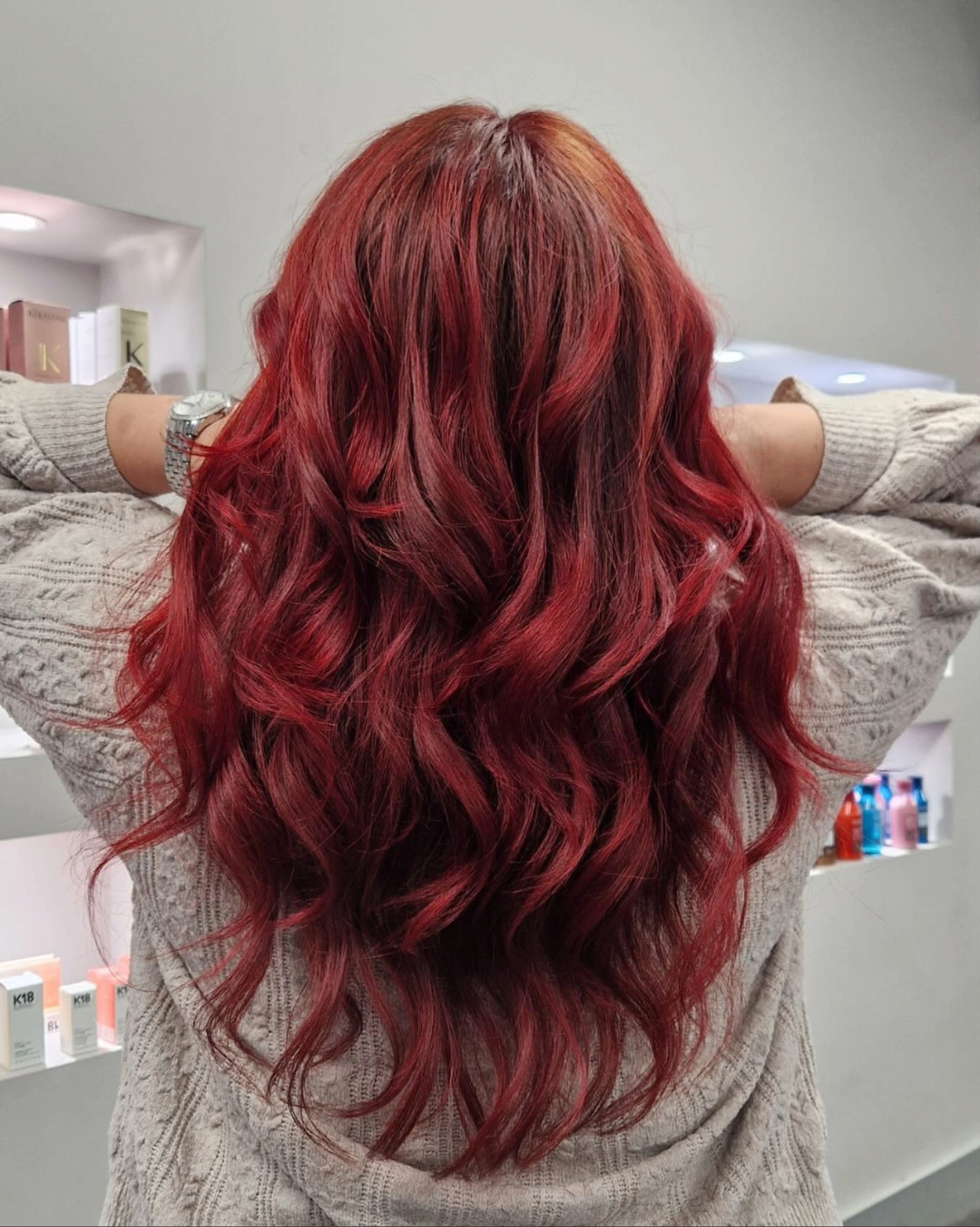 professional red hair colour carried out at hair lab salons in woking and basingstoke professional red hair colour carried out at hair lab salons in woking and basingstoke